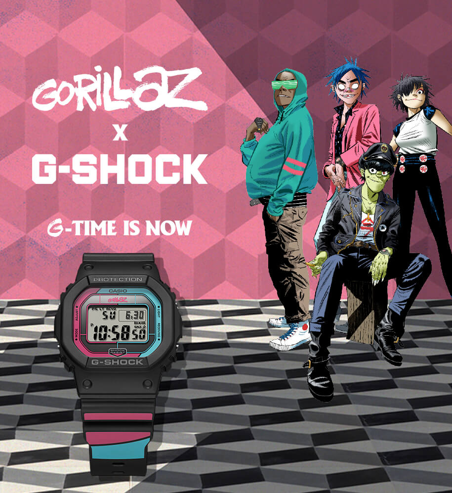 NEW WATCHES FROM G-SHOCK X GORILLAZ