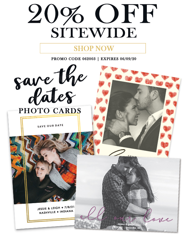 Take 20% off sitewide on your next online order only at theamericanwedding.com