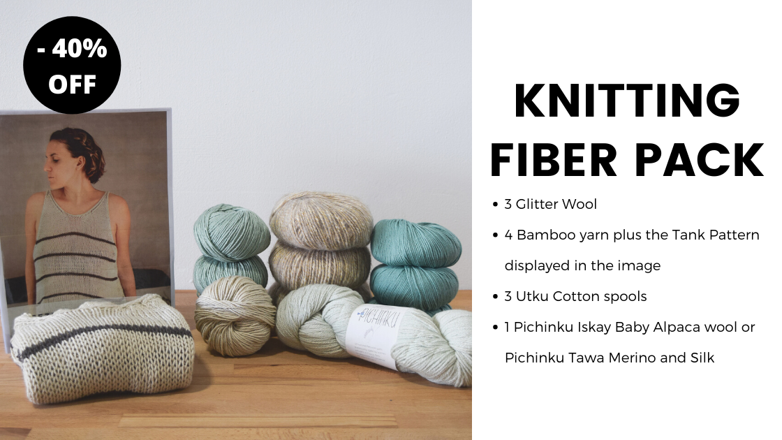 knitting fiber pack