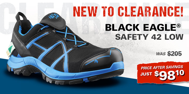 HAIX Black Eagle Safety 42 Low now in Clearance!