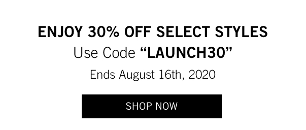 Enjoy 30% Off Select Styles Use Code 