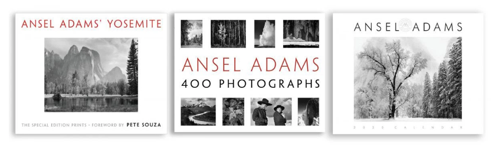 Ansel Adams Photography Books and 2020 Calendars