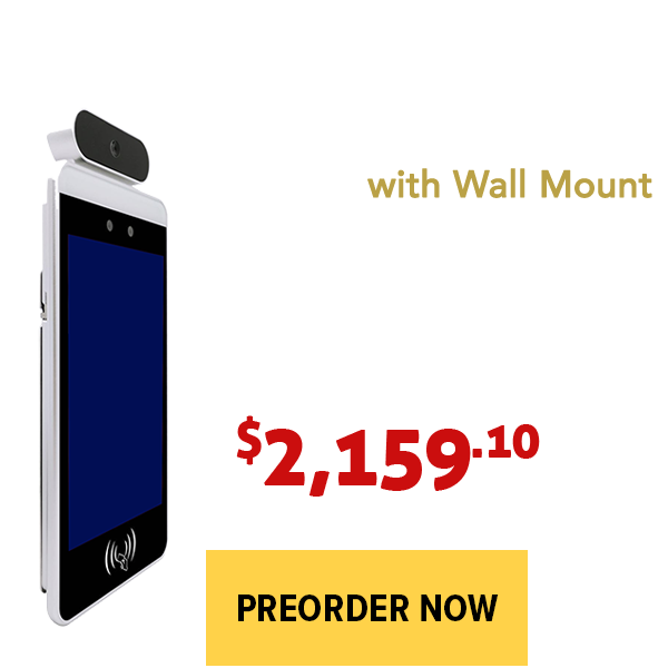 dynamic detection display kiosk with wall mount