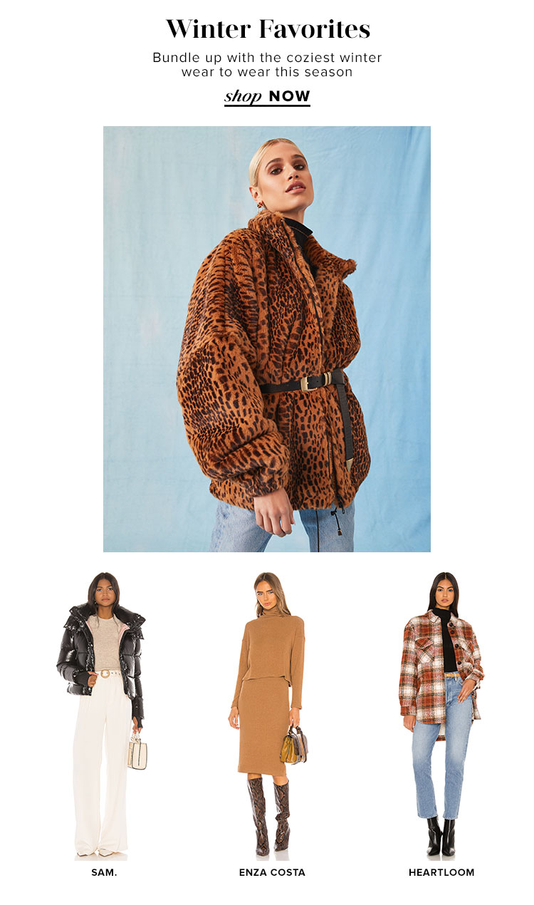Winter Favorites. Bundle up with the coziest winter wear to wear this season. Shop now.