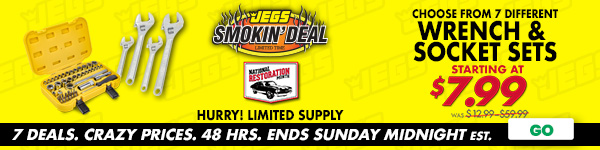 JEGS Smokin' Deal - Choose from 7 Different Wrench and Socket Sets, Starting at $7.99