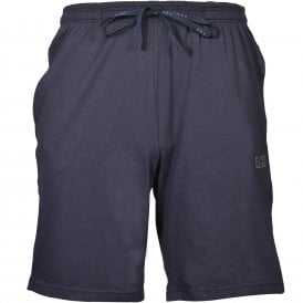 Single Jersey Lounge Shorts, Navy/silver