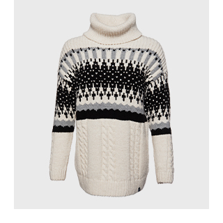 Gia Intarsia Slouch Knit Jumper