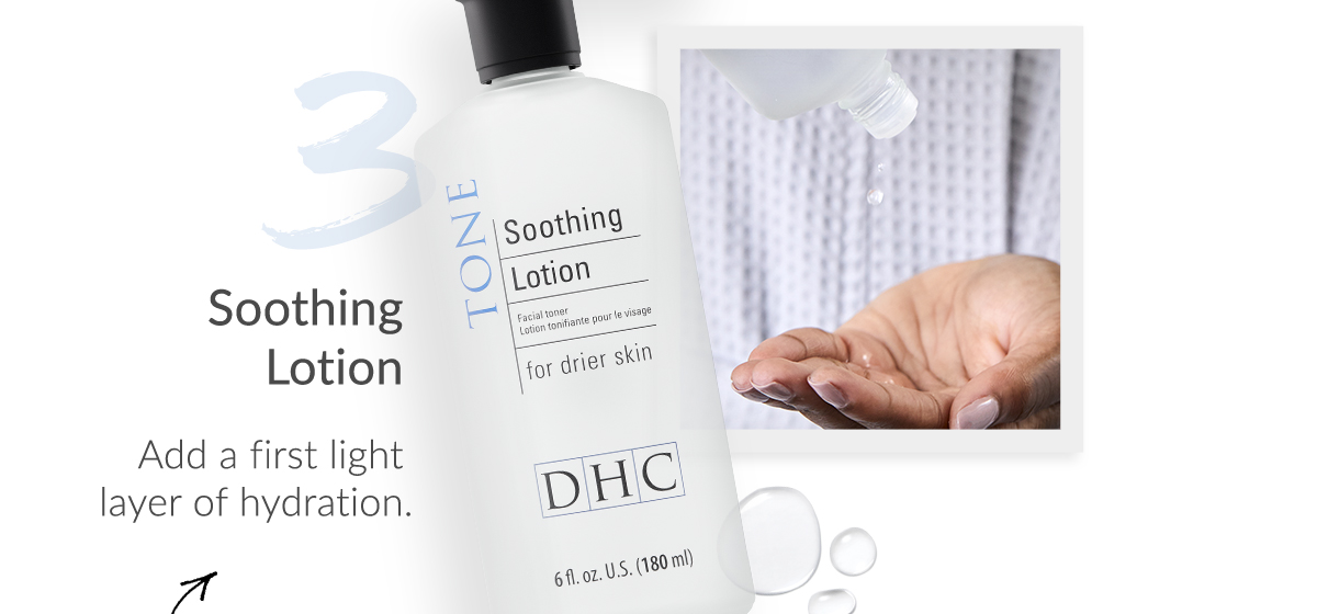 Step 3: Hydrate with Soothing Lotion!