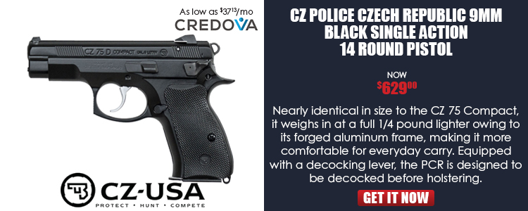 CZ75 D PCR Compact 9mm Black 15rd -91194
