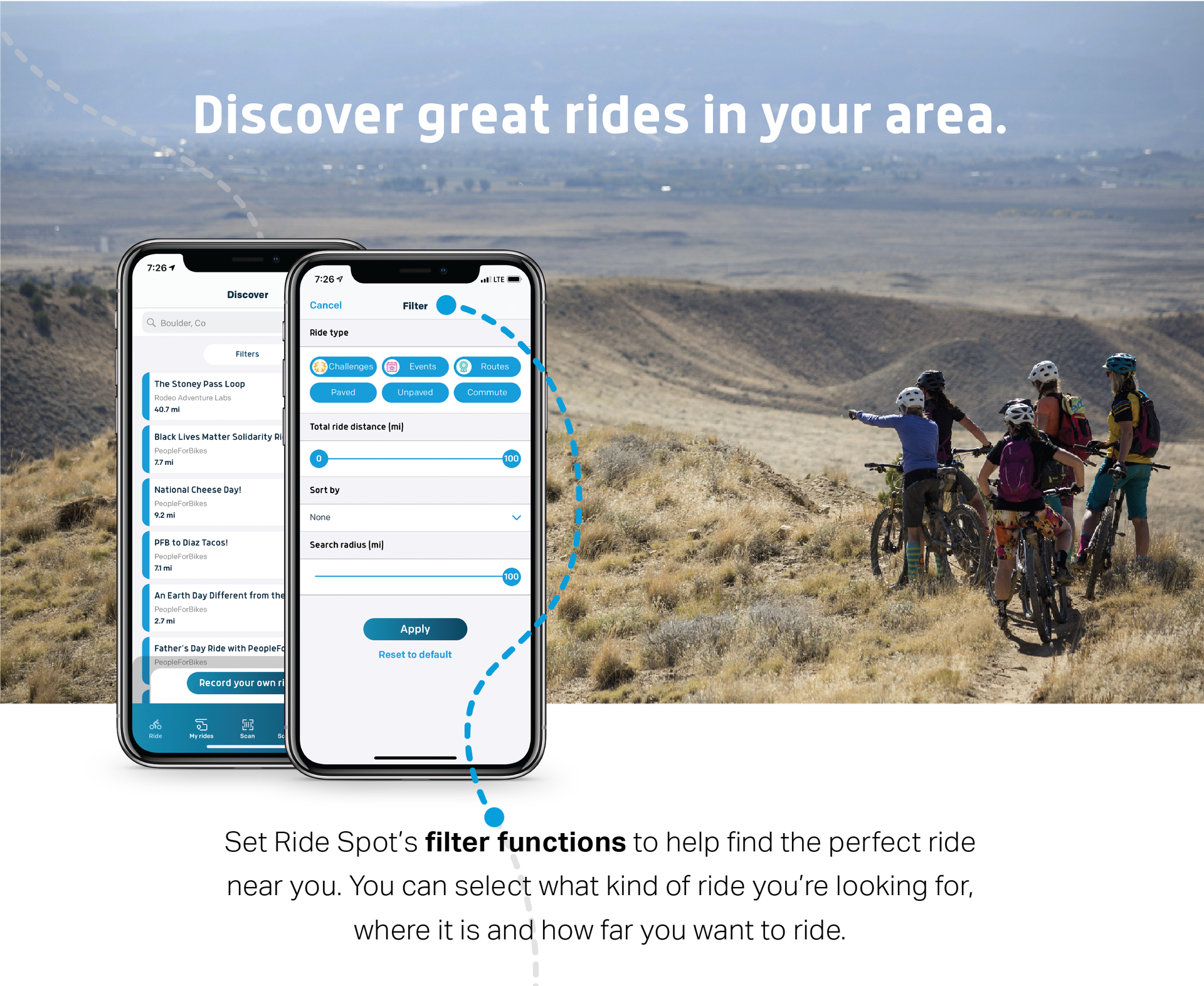 Discover great rides in your area.