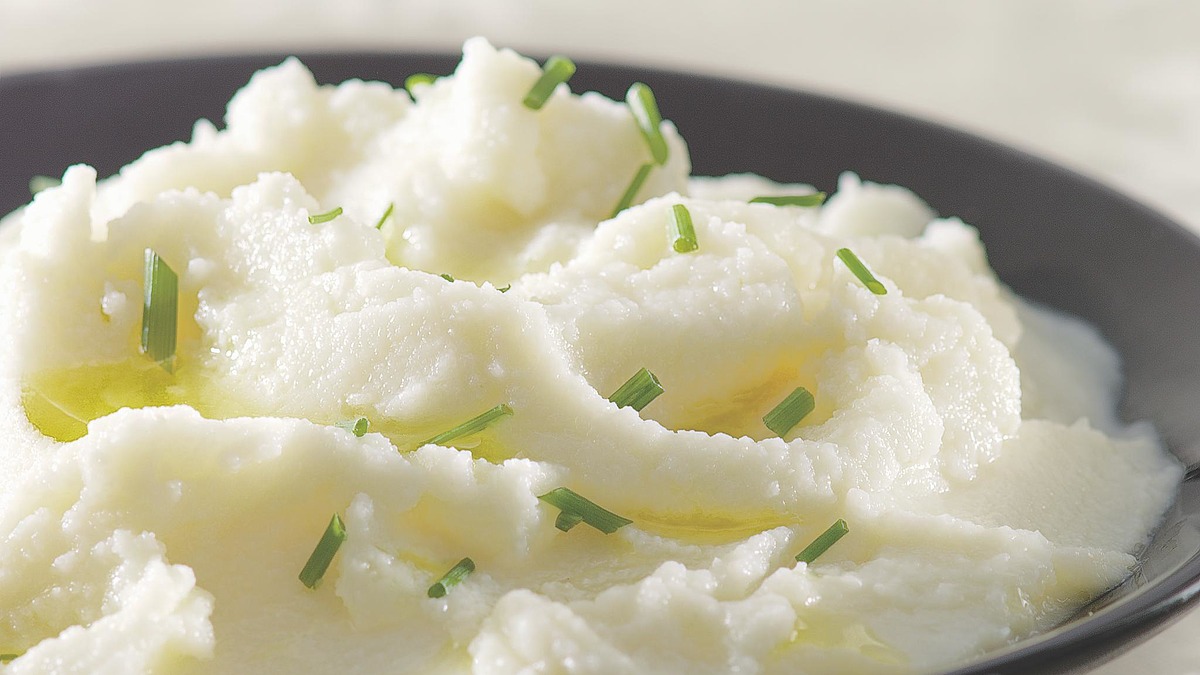Creamy mashed cauliflower