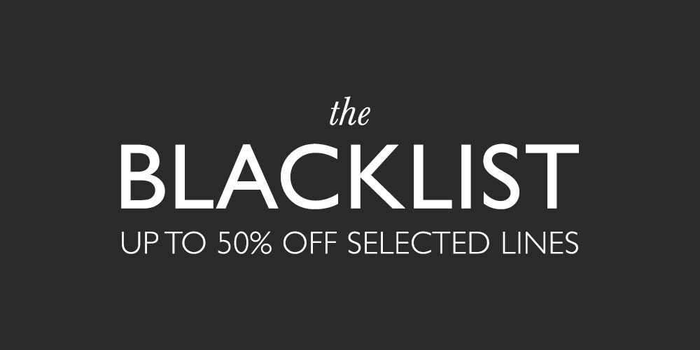 Up to 50% off selected lines