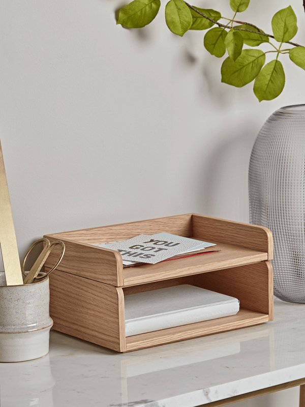 Oak Storage Shelf