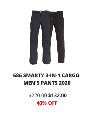 686 SMARTY 3-IN-1 CARGO MEN''S PANTS 2020