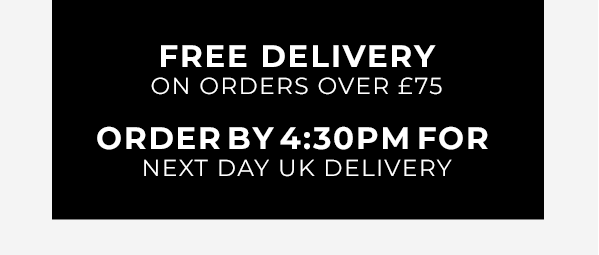 Free delivery on orders over ?75