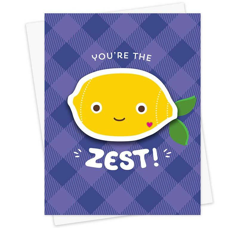 Image of You''re The Zest Sticker Friendship Card