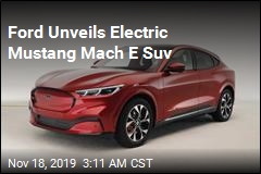 Ford Unveils Electric Mustang Mach E Suv