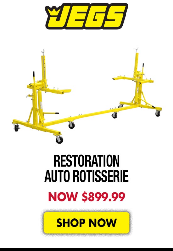 JEGS Restoration Auto Rotisserie - Now $899.99