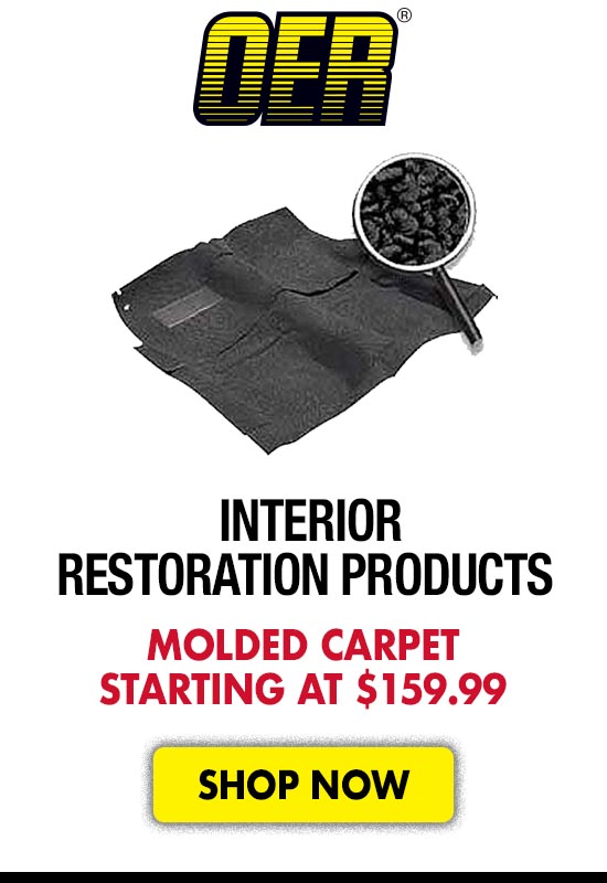 OER Interior Restoration Products - Molded Carpet Starting at $159.99