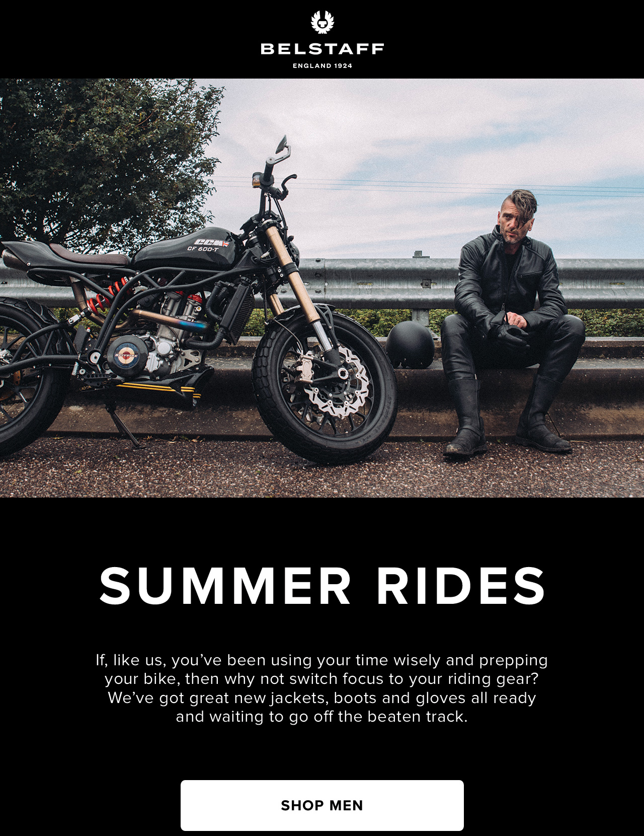If, like us, you've been using your time wisely and prepping your bike, then why not switch focus to your riding gear? We've got great new jackets, boots and gloves all ready and waiting to go off the beaten track. 
