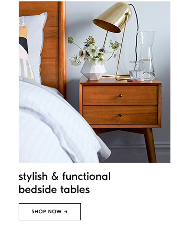 stylish & functional bedside tables