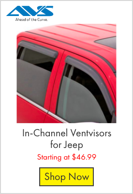 AVS In-Channel Ventvisors for Jeep - Starting at $46.99