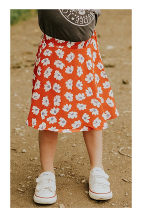 Mini Chateau Floral Skirt