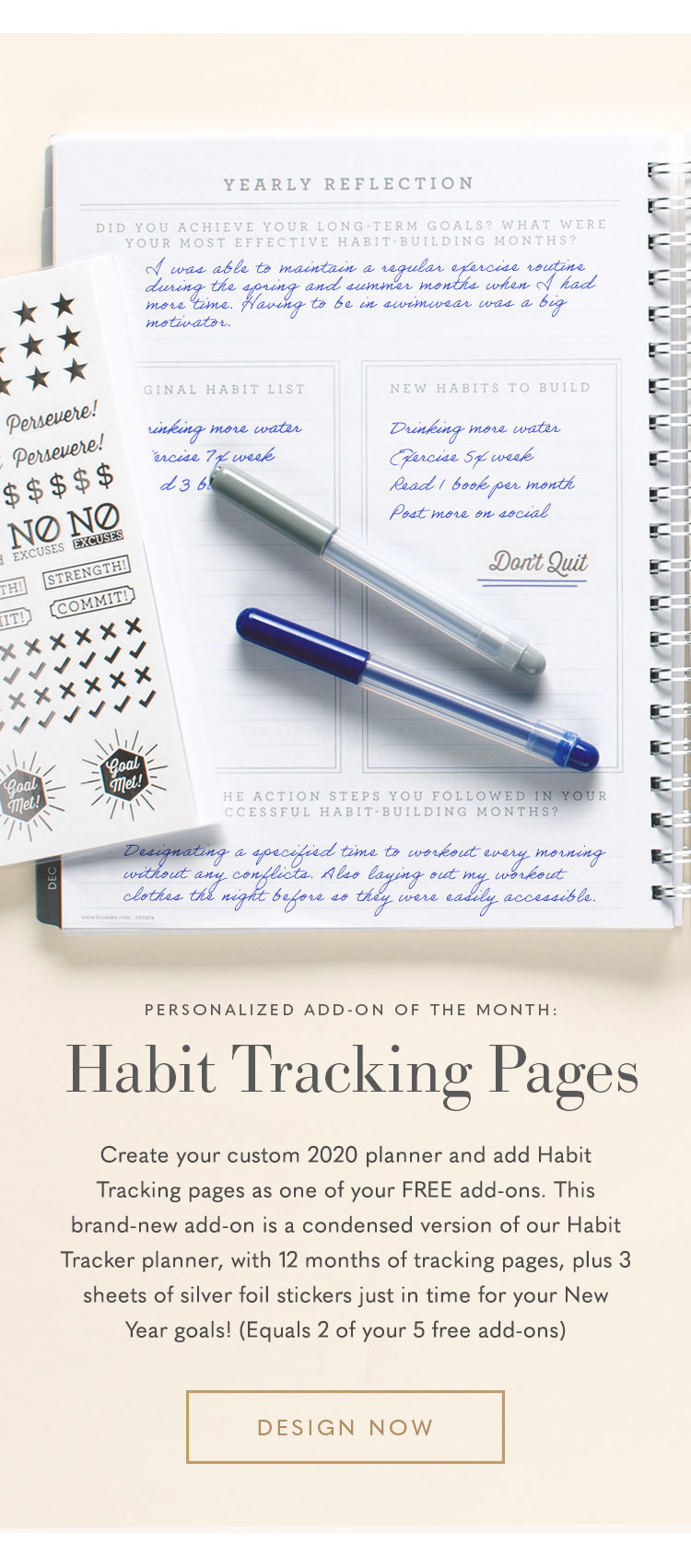 Habit Tracking Pages