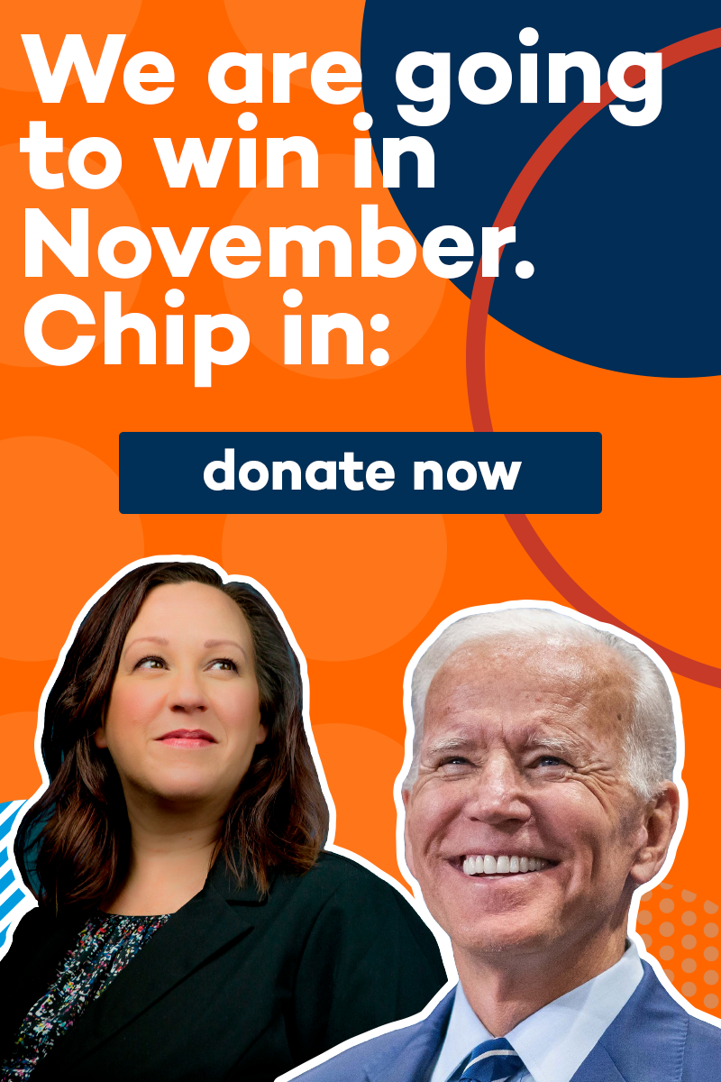 We are going to win in November. Let's elect Joe Biden, MJ Hegar, and Democrats up and down the ballot. Chip in today.