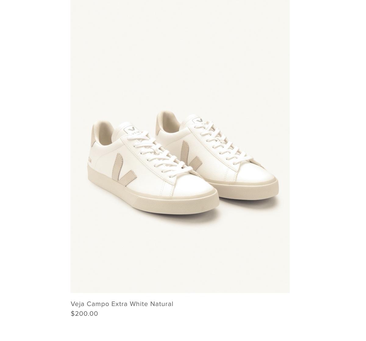 Veja Campo Extra White Natural Suede | Assembly Label