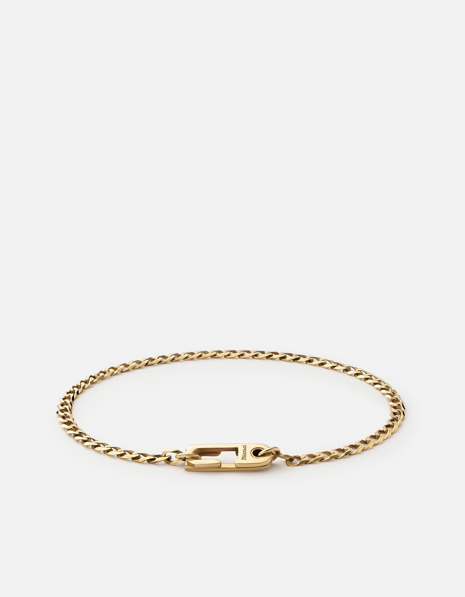 Annex Cuban Chain Bracelet I, Gold Vermeil
