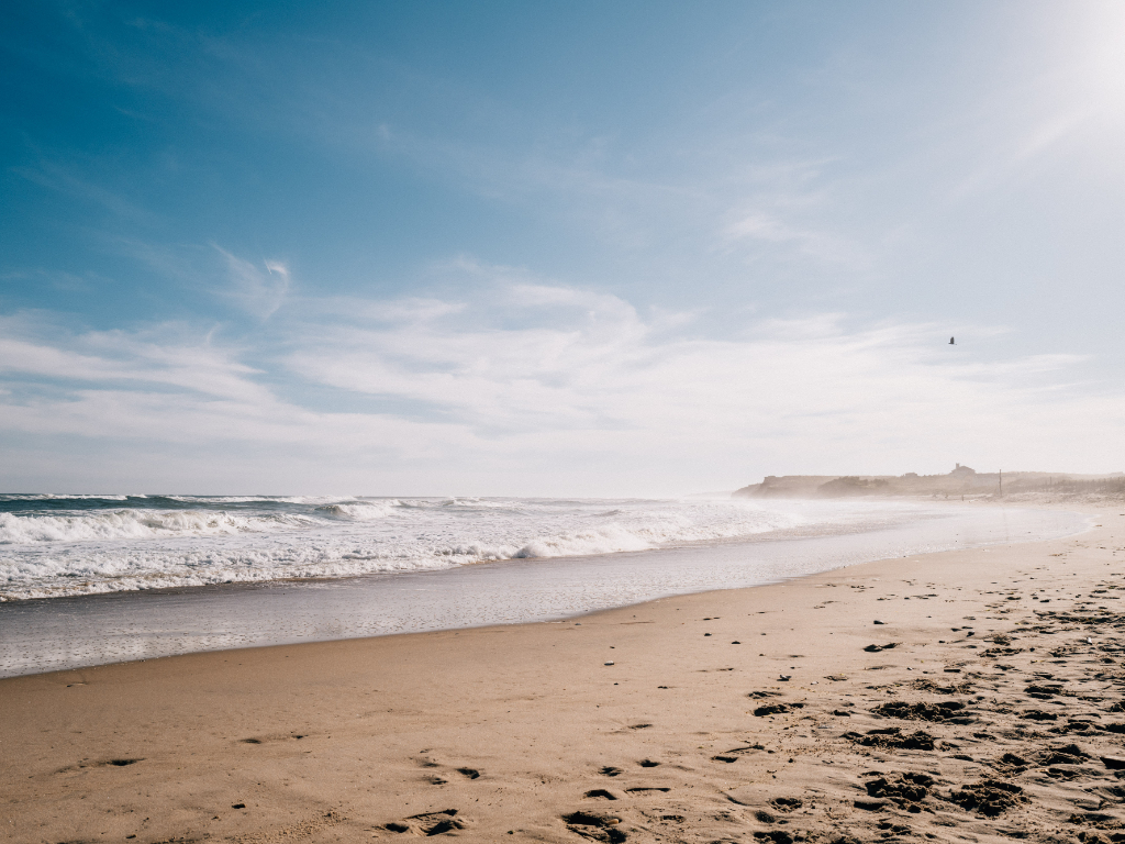 Beach in New York.