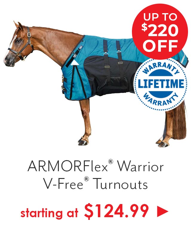 ARMORFlex? Warrior V-Free? Turnout Blankets