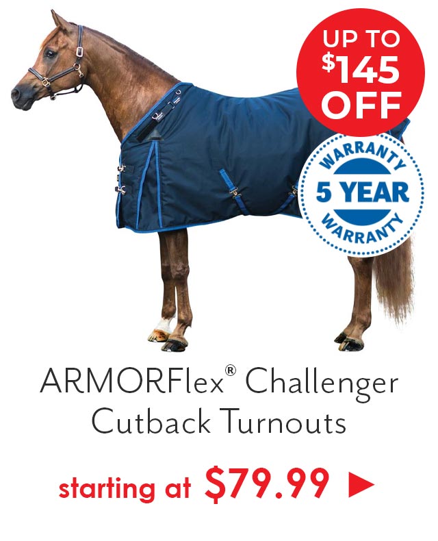 ARMORFlex? Challenger Cutback Turnout Blankets