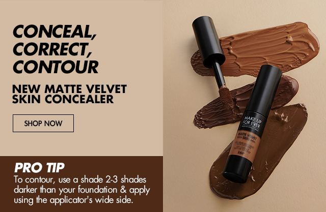 Conceal, correct, contour with the NEW Matte Velvet Skin Conxealer