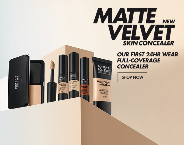 NEW Matte Velvet Skin Concealer - our first 24-HR war full-coverage concealer