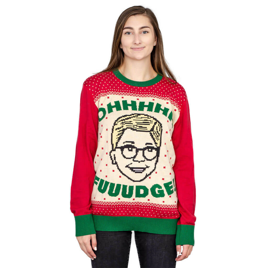 Image of A Christmas Story Ohhhh Fuuudge! Ralphie Ugly Christmas Sweater