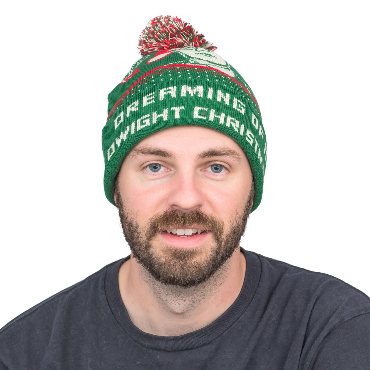 Image of The Office Dreaming of a Dwight Christmas Beanie Hat