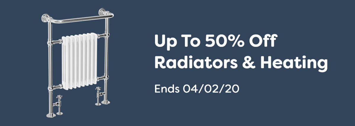 Up to 50% off radiators and heating