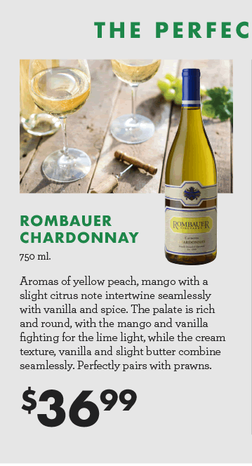 Rombauer Chardonnay - 750 ml. - $36.99