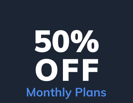 50% off Annual Plans