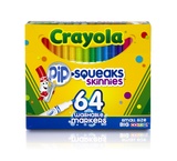 Crayola Pip-SqueaksT Skinnies Markers (64 Pack)