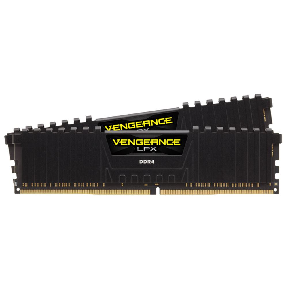 Corsair Vengeance LPX 32GB (2 x 16GB) DDR4-3200 PC4-25600 CL16 Dual Channel Desktop Memory Kit CMK32GX4M2E3200 - Black