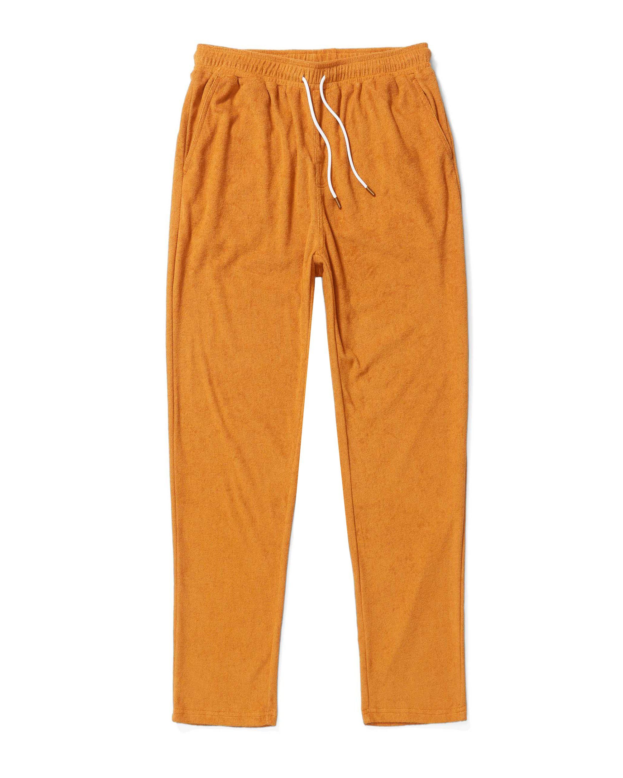 Image of The Tropez Terry Cloth Pants - Burnt Sienna