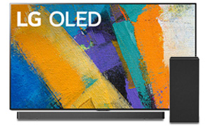 LG 65 GX 4K HDR Smart OLED TV With 3.1 Channel Sound Bar Bundle