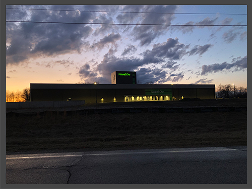 Facility at night