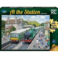 Holdson XL: 500 Piece Puzzle - At The Station S2 (Corfe Castle)