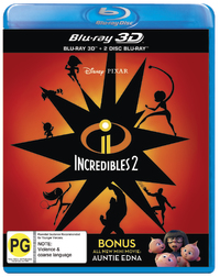 Incredibles 2 on 3D Blu-ray