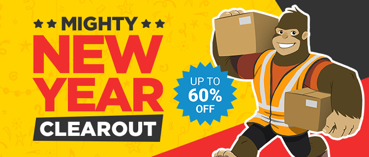 Mighty New Year Clearout ON NOW!