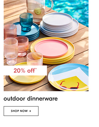 outdoor dinnerware